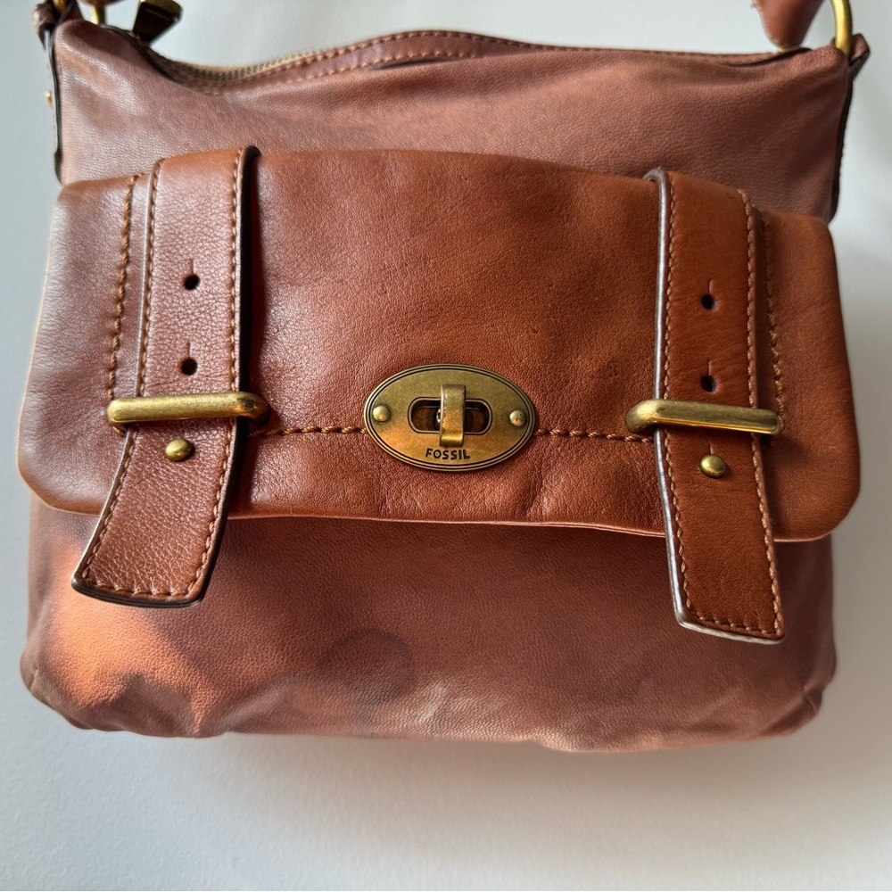 FOSSIL LONG LIVE VINTAGE 1954 Leather Crossbody Bag - Picture 8 of 16